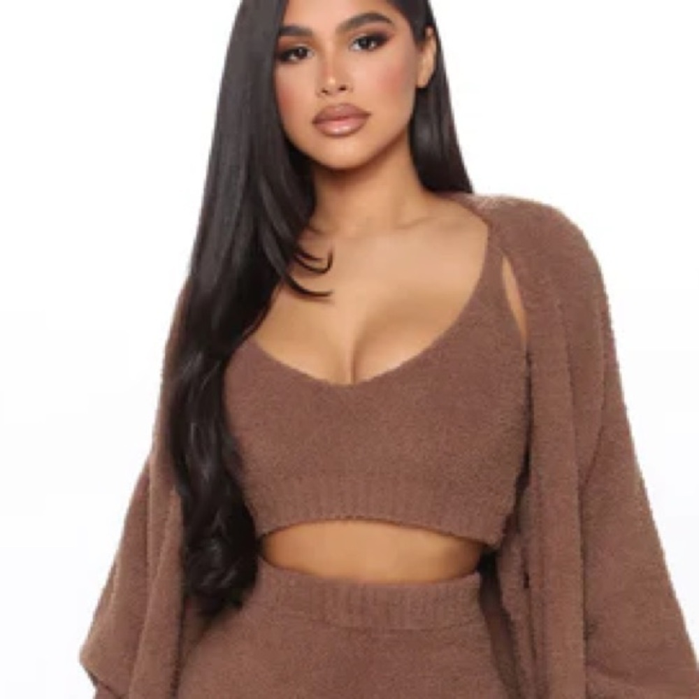 Cozy crop top